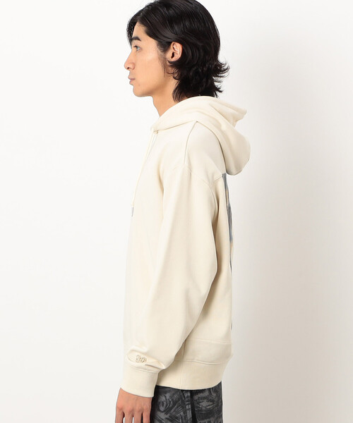 Purple&Yellow（パープルアンドイエロー）の「パネルチェックプルオーバーパーカ（パーカー・メンズ・アイボリー/ブラック・SMALL/MEDIUM/LARGE）」の22枚目の写真