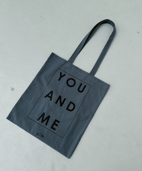 y/m（イム）の「YOU AND MEトートBAG（トートバッグ・レディース・ブラック/オフホワイト/グレー・FREE）」の3枚目の写真