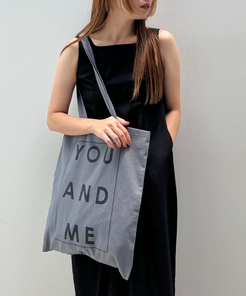 y/m（イム）の「YOU AND MEトートBAG（トートバッグ・レディース・ブラック/オフホワイト/グレー・FREE）」の6枚目の写真