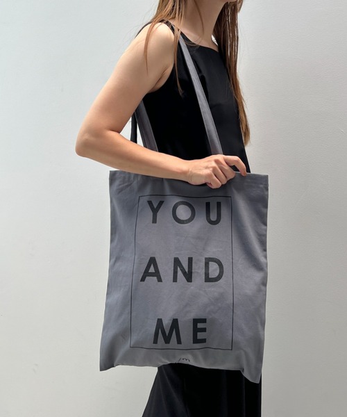 y/m（イム）の「YOU AND MEトートBAG（トートバッグ・レディース・ブラック/オフホワイト/グレー・FREE）」の5枚目の写真
