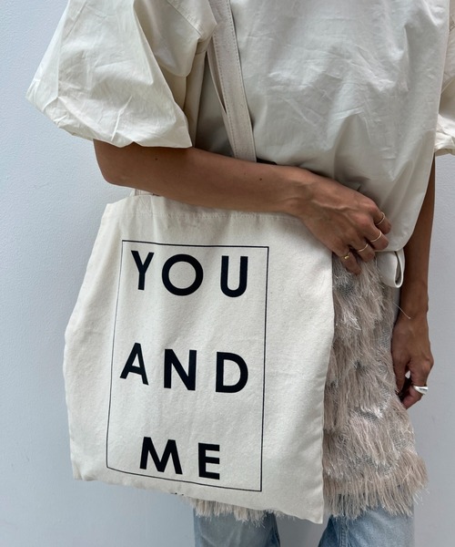 y/m（イム）の「YOU AND MEトートBAG（トートバッグ・レディース・ブラック/オフホワイト/グレー・FREE）」の7枚目の写真