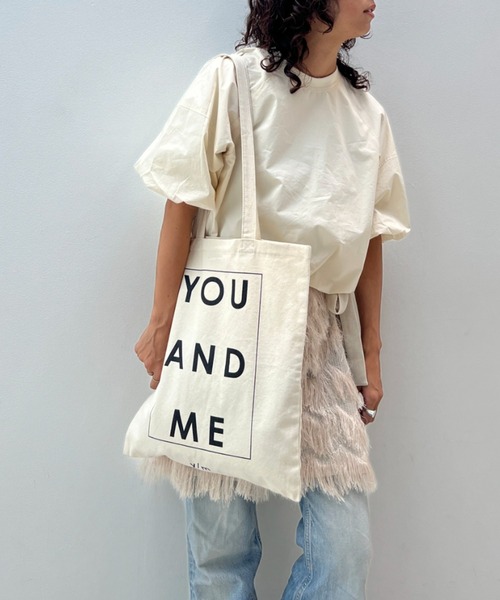 y/m（イム）の「YOU AND MEトートBAG（トートバッグ・レディース・ブラック/オフホワイト/グレー・FREE）」の9枚目の写真