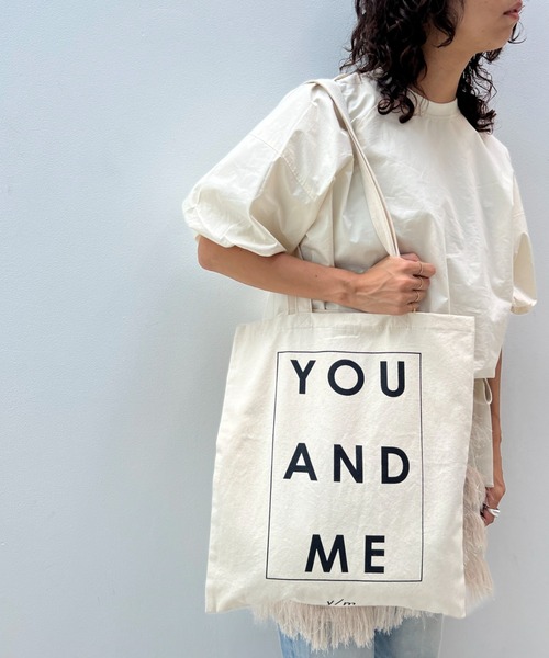 y/m（イム）の「YOU AND MEトートBAG（トートバッグ・レディース・ブラック/オフホワイト/グレー・FREE）」の10枚目の写真