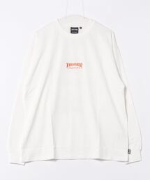 【THRASHER/スラッシャー】ヘビーウェイト バックプリント 袖プリント ロンT