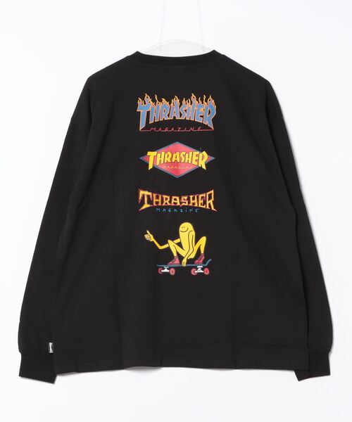THRASHER（スラッシャー）の「【THRASHER/スラッシャー】ヘビーウェイト　バックプリント 袖プリント ロンT（Tシャツ/カットソー・メンズ・ホワイト系その他/グリーン系その他2/ブラック系その他/ホワイト系その他2/ブラック系その他2/グレー系その他・LARGE/MEDIUM）」の11枚目の写真