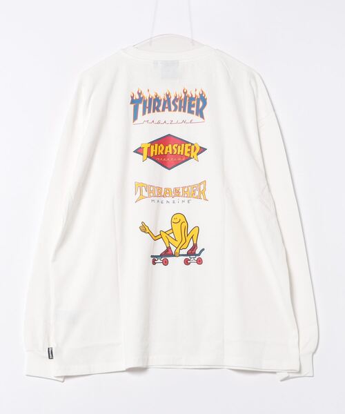 THRASHER（スラッシャー）の「【THRASHER/スラッシャー】ヘビーウェイト　バックプリント 袖プリント ロンT（Tシャツ/カットソー・メンズ・ホワイト系その他/グリーン系その他2/ブラック系その他/ホワイト系その他2/ブラック系その他2/グレー系その他・LARGE/MEDIUM）」の13枚目の写真