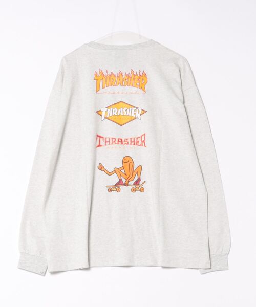 THRASHER（スラッシャー）の「【THRASHER/スラッシャー】ヘビーウェイト　バックプリント 袖プリント ロンT（Tシャツ/カットソー・メンズ・ホワイト系その他/グリーン系その他2/ブラック系その他/ホワイト系その他2/ブラック系その他2/グレー系その他・LARGE/MEDIUM）」の8枚目の写真