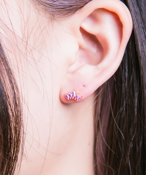 金属アレルギー対応】【Os】オズ オーロラ18Gボディピアス/ サージカル