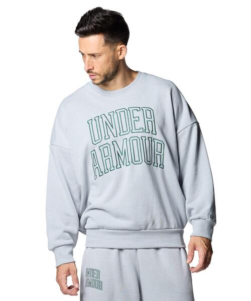 ★UNDER ARMOUR★UAアイコンヘビーウェイトテリースウェット セール】UAアイコン ヘビーウェイト テリー オーバーサイズ