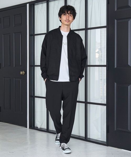 RONEL(ロネル)の「フェイクスエードブルゾン(ブルゾン・メンズ・ブラック/ダークブラウン・M/L)」の22枚目の写真