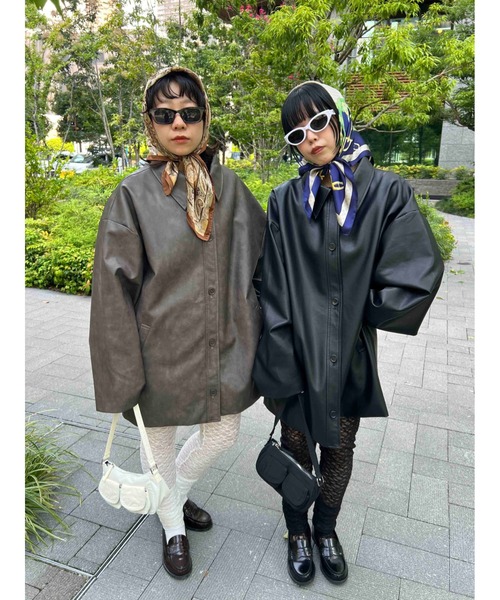 WC（ダブル シー）の「アソート柄スカーフ（バンダナ/スカーフ・レディース・ブラウン/ネイビー・FREE）」の10枚目の写真