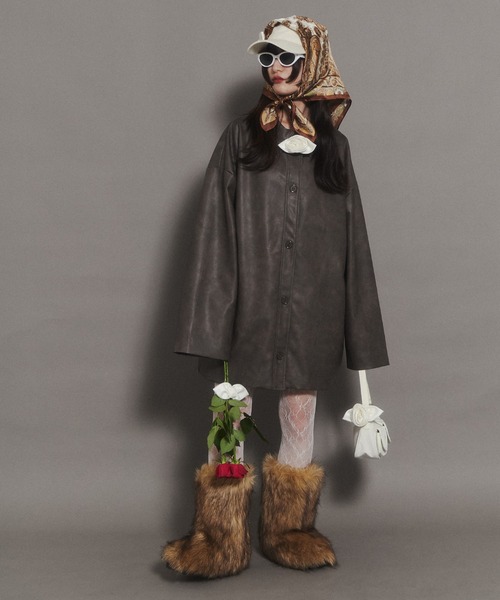 WC（ダブル シー）の「アソート柄スカーフ（バンダナ/スカーフ・レディース・ブラウン/ネイビー・FREE）」の16枚目の写真