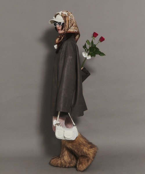 WC（ダブル シー）の「アソート柄スカーフ（バンダナ/スカーフ・レディース・ブラウン/ネイビー・FREE）」の17枚目の写真