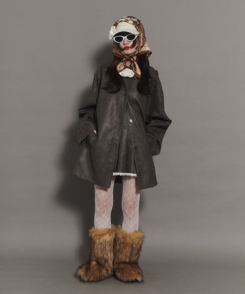 WC（ダブル シー）の「アソート柄スカーフ（バンダナ/スカーフ・レディース・ブラウン/ネイビー・FREE）」の18枚目の写真