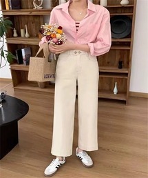 ワイドデニムパンツ