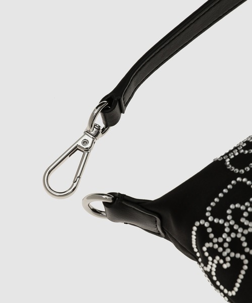 バッグ ganni ButterflySmall Pouch Satin Sparkle GANNI Small Butterfly Pouch Satin Bag | $185.00 | Saint Bernard