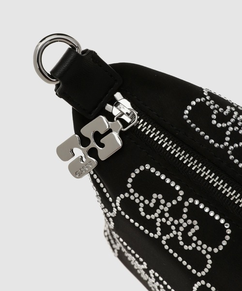 バッグ ganni ButterflySmall Pouch Satin Sparkle GANNI Small Butterfly Pouch Satin Bag | $185.00 | Saint Bernard