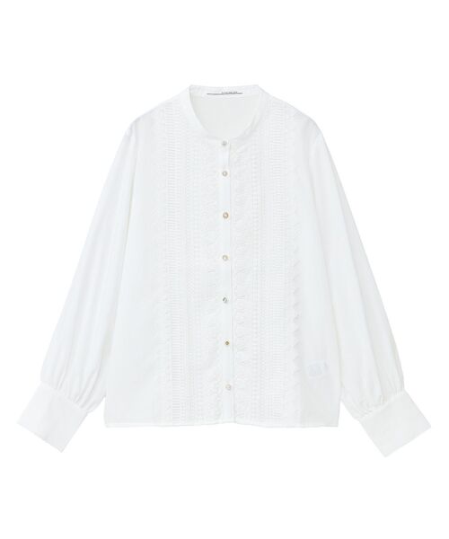 ELENCARE DUE（エレンカーレデュエ）の「・ELENCARE　DUE　フロントレースブラウス（シャツ/ブラウス・レディース・チャコールグレー/ブラック/オフホワイト・FREE）」の7枚目の写真