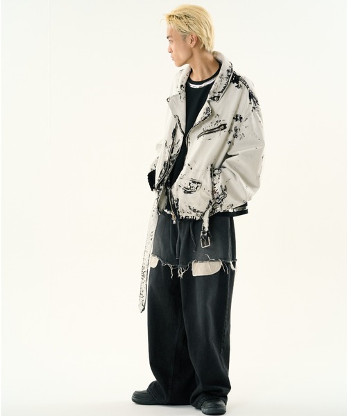 DISCOVERED（ディスカバード）の「DISCOVERED BLACK BLEACH W RIDERS