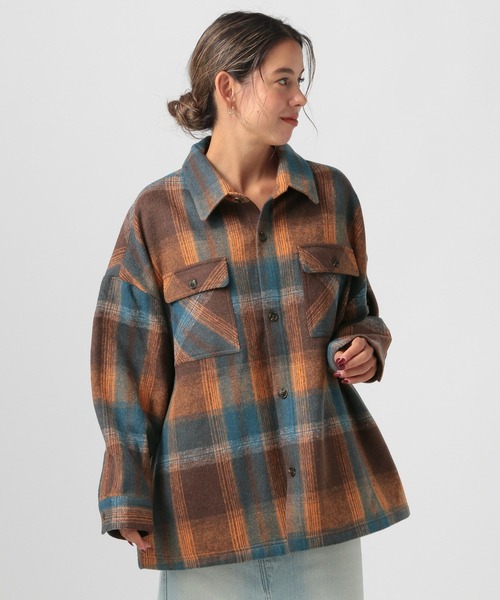 BEVERLY HILLS POLO CLUB（ビバリーヒルズポロクラブ）の「【BEVERLY HILLS POLO CLUB(ビバリーヒルズポロクラブ)】別注CPO（ブルゾン・レディース・レッド/グリーン/オレンジ・FREE）」の3枚目の写真