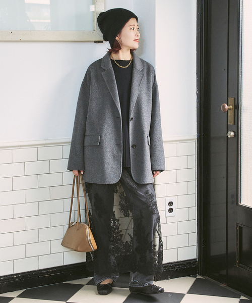 Spick & Span(スピックアンドスパン)の「スカラレース スカート(スカート・レディース・ホワイト/ブラック・FREE)」の21枚目の写真