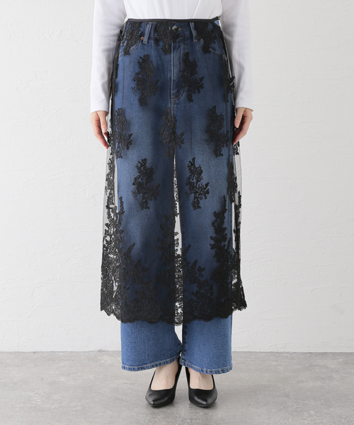 Spick & Span(スピックアンドスパン)の「スカラレース スカート(スカート・レディース・ホワイト/ブラック・FREE)」の17枚目の写真