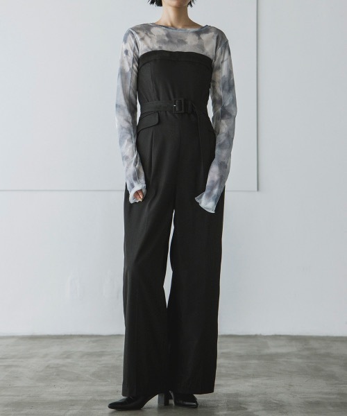 セール】ベアトップオールインワン（つなぎ/オールインワン