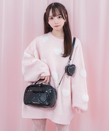 Honey Cinnamon | リボンキルトスクエアバニティバッグ(ハンドバッグ)