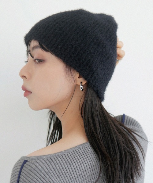 LIAN（リアン）の「フェザーヤーンニットビーニー（ニットキャップ
