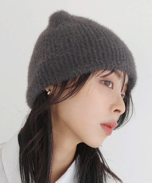 LIAN（リアン）の「フェザーヤーンニットビーニー（ニットキャップ