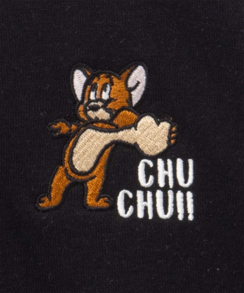 Tom&Jerry(トムアンドジェリー)の「TOM&JERRY トムとジェリー プリント 刺繍 トレーナー(スウェット・レディース・クリーム/ブラック/ベージュ・M/L)」の17枚目の写真