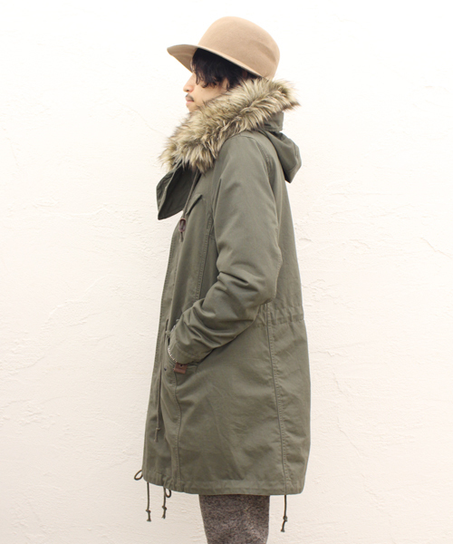 CIAOPANIC（チャオパニック）の「【Ciaopanic】ブロークンツイルＭ-51モッズコート（モッズコート・メンズ・ブラック/オリーブ・MEDIUM/LARGE/SMALL）」の9枚目の写真