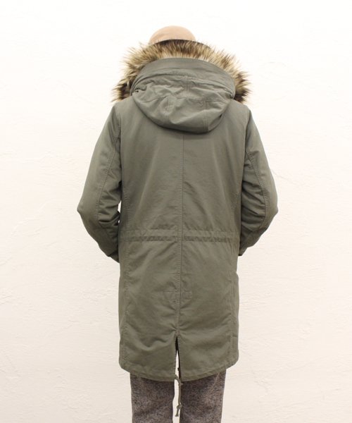 CIAOPANIC（チャオパニック）の「【Ciaopanic】ブロークンツイルＭ-51モッズコート（モッズコート・メンズ・ブラック/オリーブ・MEDIUM/LARGE/SMALL）」の10枚目の写真