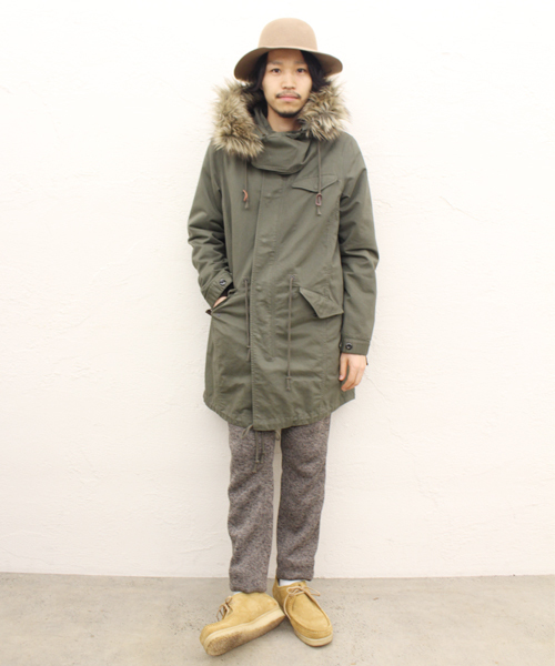 CIAOPANIC（チャオパニック）の「【Ciaopanic】ブロークンツイルＭ-51モッズコート（モッズコート・メンズ・ブラック/オリーブ・MEDIUM/LARGE/SMALL）」の11枚目の写真