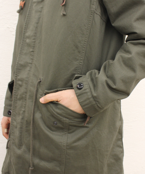 CIAOPANIC（チャオパニック）の「【Ciaopanic】ブロークンツイルＭ-51モッズコート（モッズコート・メンズ・ブラック/オリーブ・MEDIUM/LARGE/SMALL）」の14枚目の写真