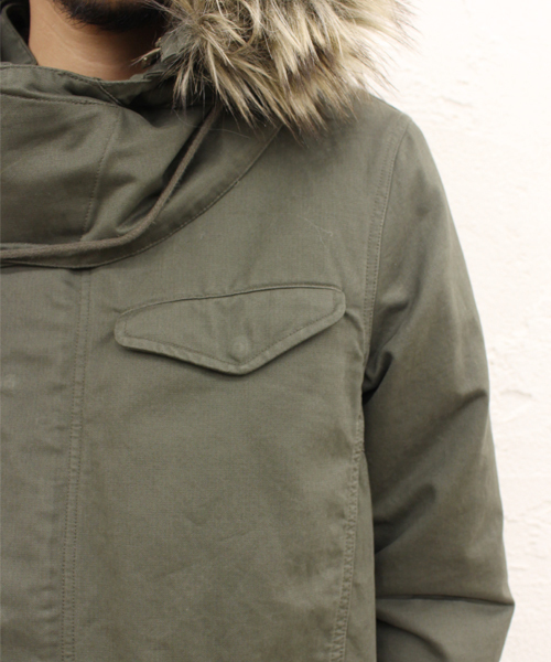 CIAOPANIC（チャオパニック）の「【Ciaopanic】ブロークンツイルＭ-51モッズコート（モッズコート・メンズ・ブラック/オリーブ・MEDIUM/LARGE/SMALL）」の15枚目の写真