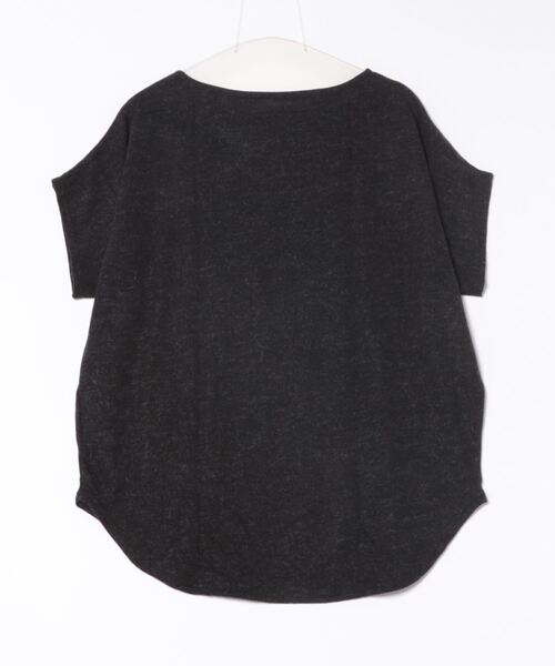 and it_(アンドイット)の「ボートネックドルマンニットソー(Tシャツ/カットソー・レディース・ロイヤルブルー/マスタード/ダークグリーン/ダークオレンジ/ブラック・FREE)」の6枚目の写真