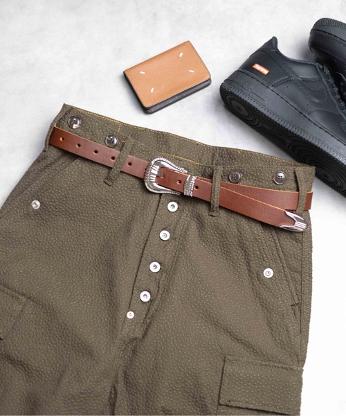 【セール】『CALM（カーム）』MADE IN JAPAN Leather Belt（ベルト）｜INNOCENT（イノセント）
