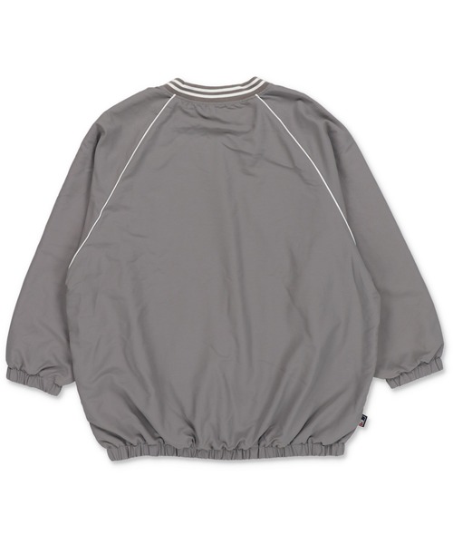 MLB（メジャーリーグベースボール）の「【MLB/メジャーリーグベースボール】ナイロンVネックプルオーバートップス（スウェット・レディース・オフホワイト/グレー/ブラック/ブラウン/ネイビー・ONESIZE）」の7枚目の写真