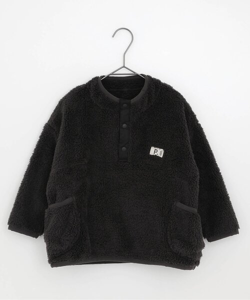 p.premier(ピードットプルミエ)の「ファーフリースプルオーバー(スウェット・キッズ・ブラック/ブルー/パープル/ミント・80/90/100/110/120/130/140)」の11枚目の写真