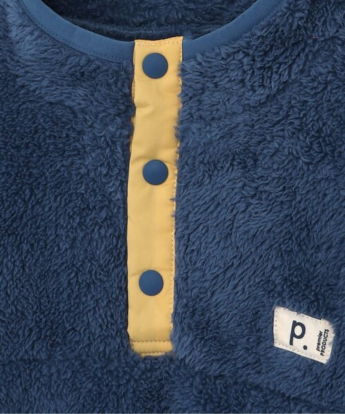 p.premier(ピードットプルミエ)の「ファーフリースプルオーバー(スウェット・キッズ・ブラック/ブルー/パープル/ミント・80/90/100/110/120/130/140)」の14枚目の写真
