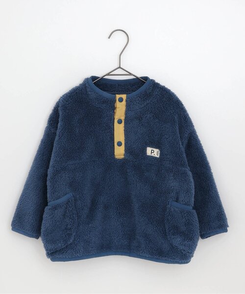 p.premier(ピードットプルミエ)の「ファーフリースプルオーバー(スウェット・キッズ・ブラック/ブルー/パープル/ミント・80/90/100/110/120/130/140)」の21枚目の写真