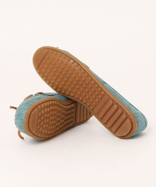 Minnetonka(ミネトンカ)の「【MINNETONKA】モカシン キャンバス モック CANVAS MOC(モカシン/デッキシューズ・レディース・ライトブルー・US5.5/US5)」の3枚目の写真