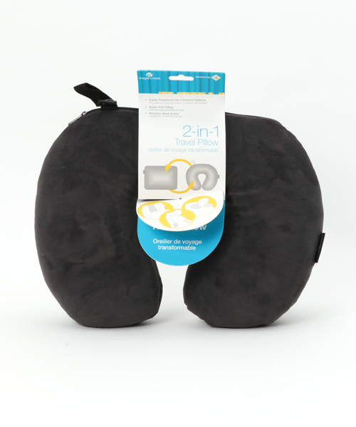EagleCreek（イーグルクリーク）の「EagleCreek イーグルクリーク 2IN1 トラベルピロー（トラベルグッズ・メンズ・ブルー系その他/チャコールグレー/グレー/ブルー・FREE）」の6枚目の写真