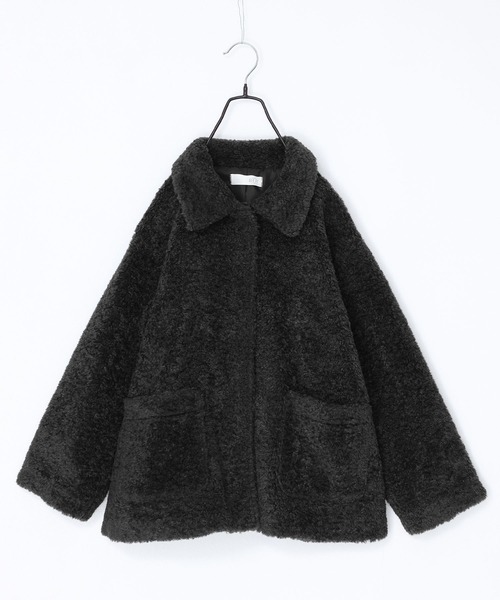 セール】『プードルボアジャケット』（ブルゾン）｜n'OrLABEL