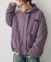 0658 neon light blouson パープル紫 ブルゾン レディースのブルゾン（パープル/紫色系）ファッション通販