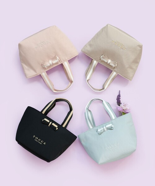 TOCCA - 再値下げ♪ トッカ TOCCA  ノベルティ クーラーバック 保冷バッグ TOCCA ハンドバッグ POINT OF RIBBON COOLERBAG クーラーバッグ