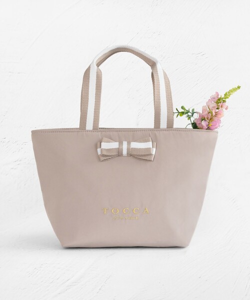 BICOLOR RIBBON COOLERBAG クーラーバッグ（トートバッグ