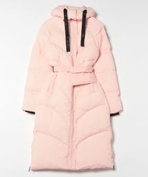 Desigual（デシグアル）の「ベルト付き ロング丈 中綿コート ガーリー