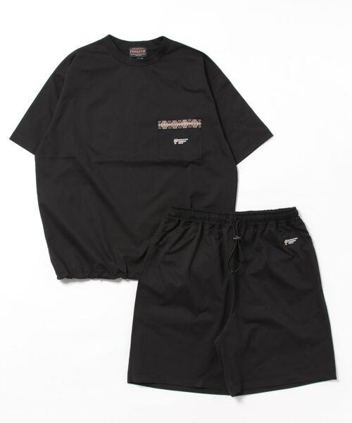 PENDLETON（ペンドルトン）の「PENDLETON/ペンドルトン セットアップ 収納バッグ付き 吸水速乾  5275-0011（Tシャツ/カットソー・メンズ・ブラック/ホワイト/ダークグレー・M/L）」の3枚目の写真